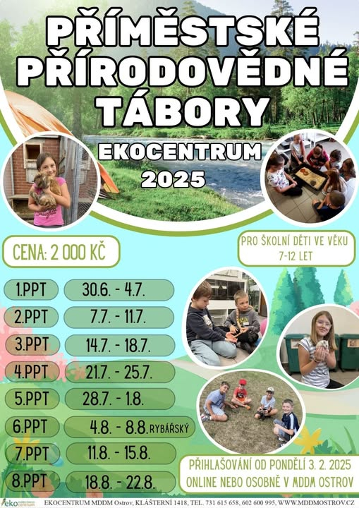 Příměstské tábory v EC 2025