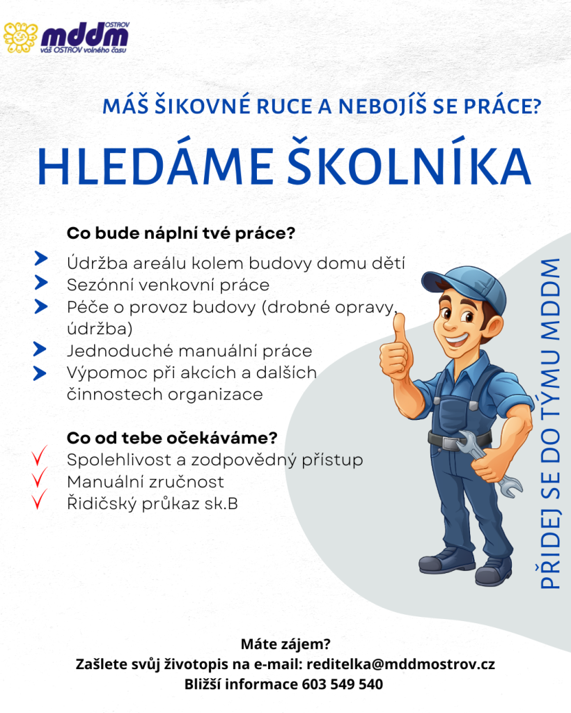 Hledáme školníka