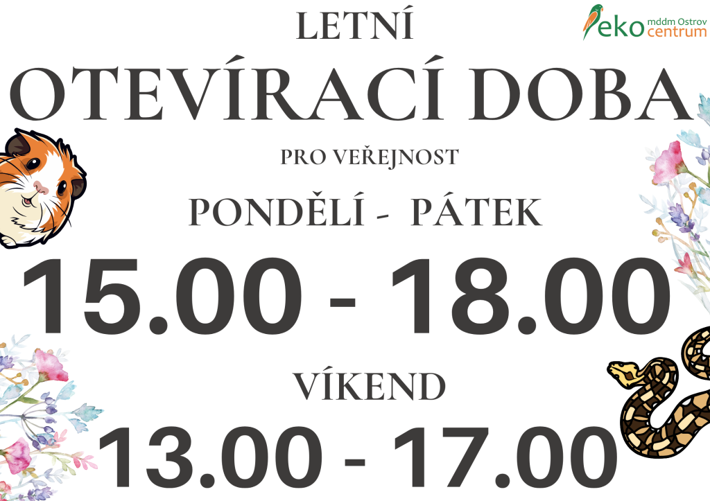 Letní provoz v Ekocentru