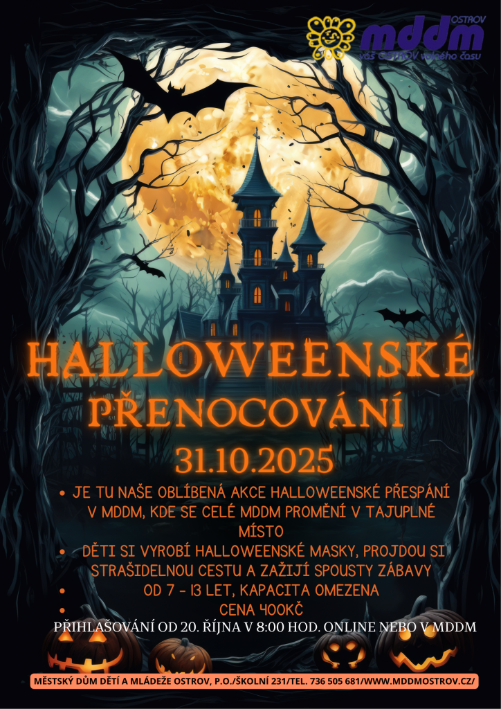 Halloweenské přenocování