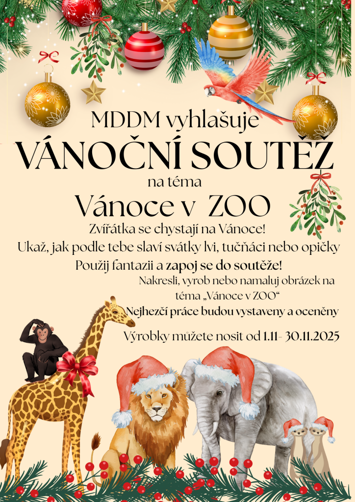 Výtvarná soutěž - Vánoce v zoo