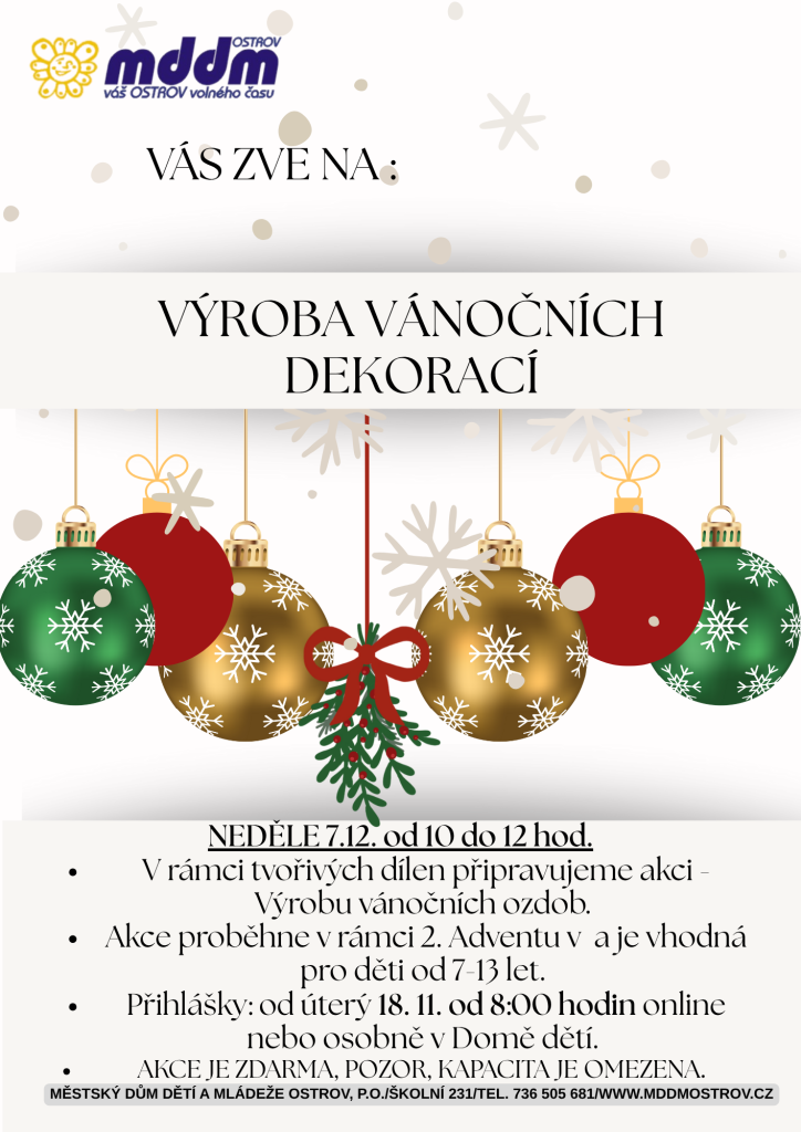 2.Advent - Výroba vánočních dekorací