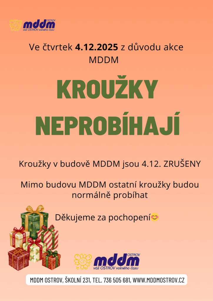 Kroužky neprobíhají 