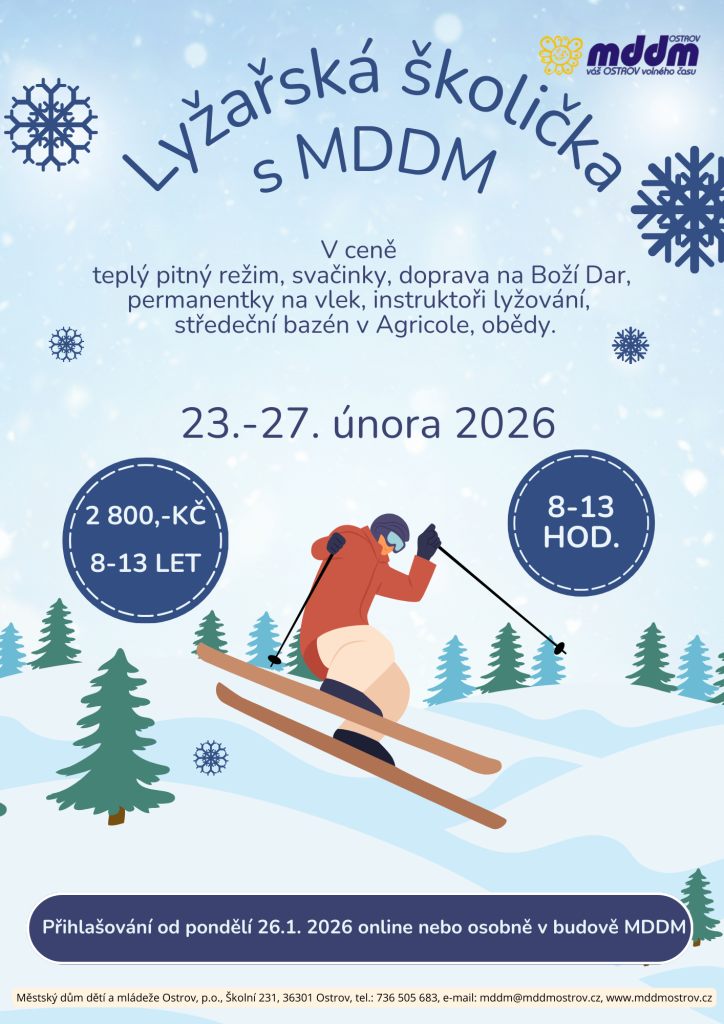 Lyžařská školička únor 2026