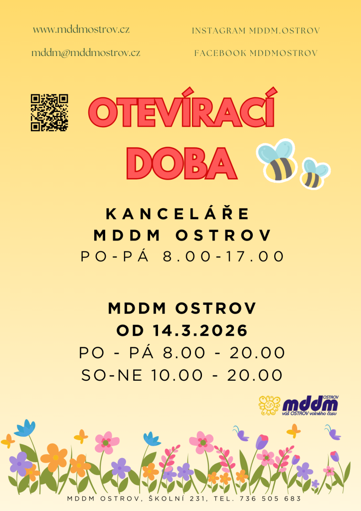 Jarní otevírací doba 