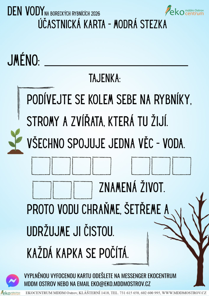 Den vody na Boreckých rybnících