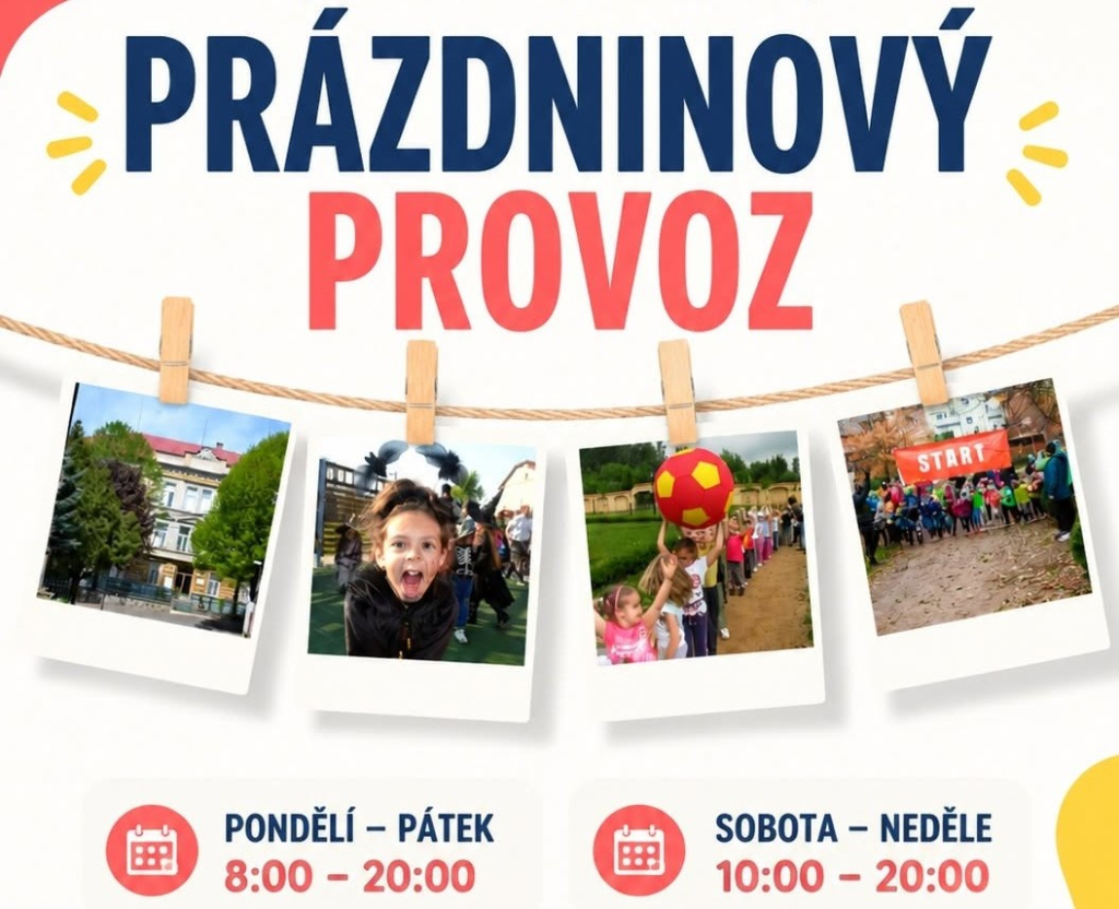 PRÁZDNINOVÝ PROVOZ 