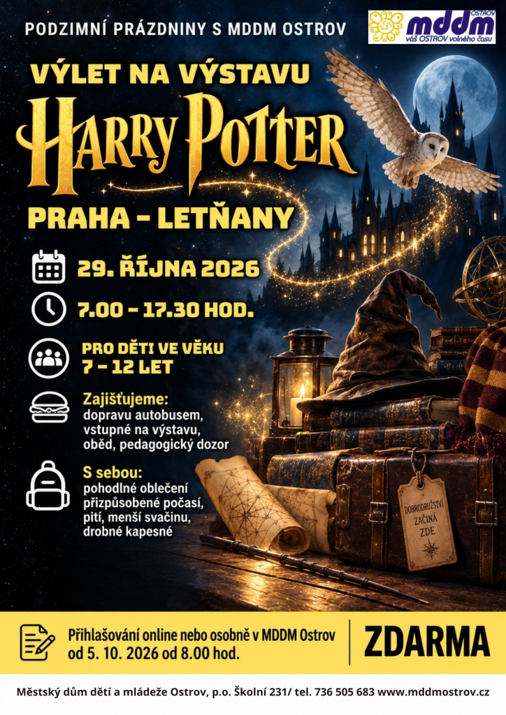 Výlet na výstavu Harry Potter The Exhibition