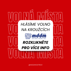 Máme volná místa na kroužky! 