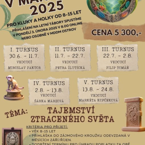 Letní tábor v Manětíně 2025