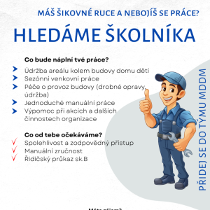Hledáme školníka