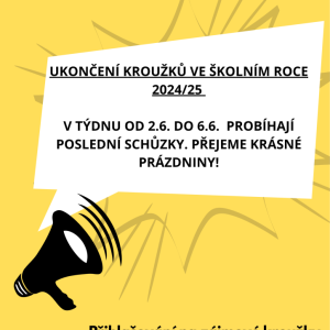 Poslední zájmové kroužky