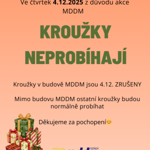 Kroužky neprobíhají 