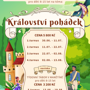 Letní tábory v Manětíně