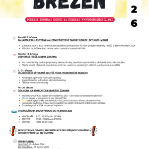 Program na měsíc březen 