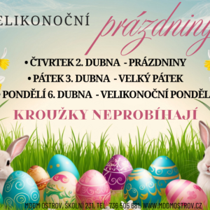 Velikonoční provoz MDDM