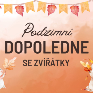 Podzimní dopoledne se zvířátky